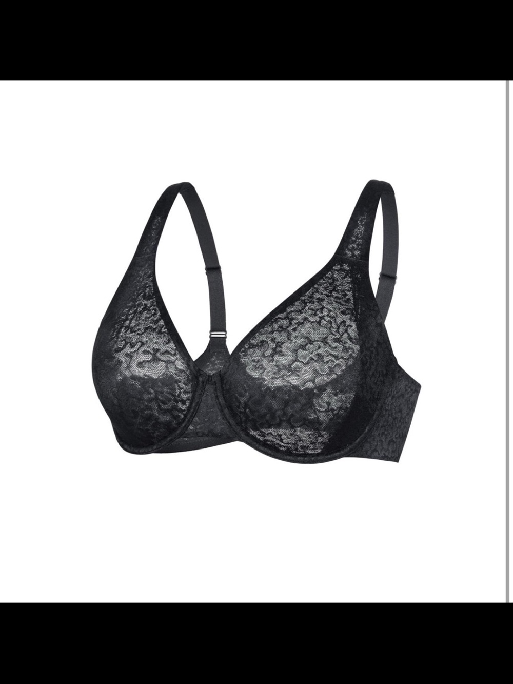 DELIMIRA Women's Sheer Minimizer Plus Size Bra Full Coverage